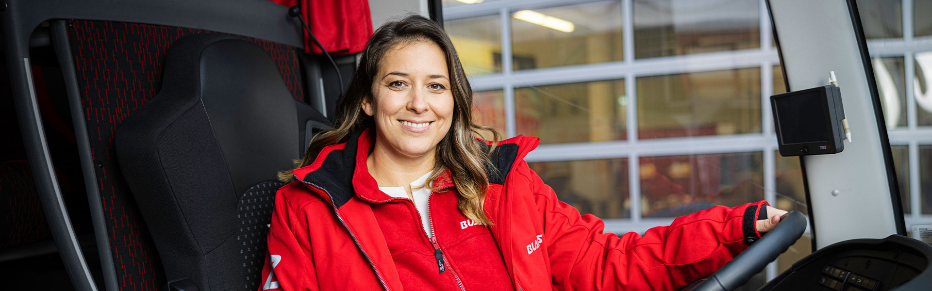 BLAGUSS Lenkerin am Steuer