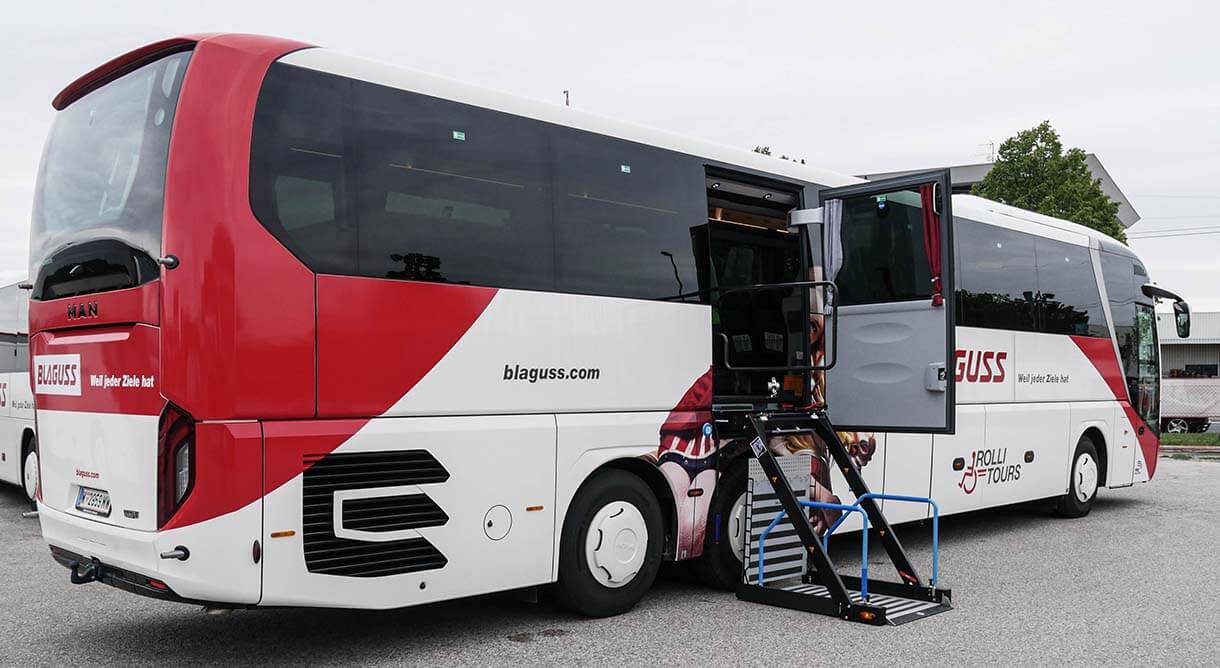 Blaguss Rolli-Bus von außen