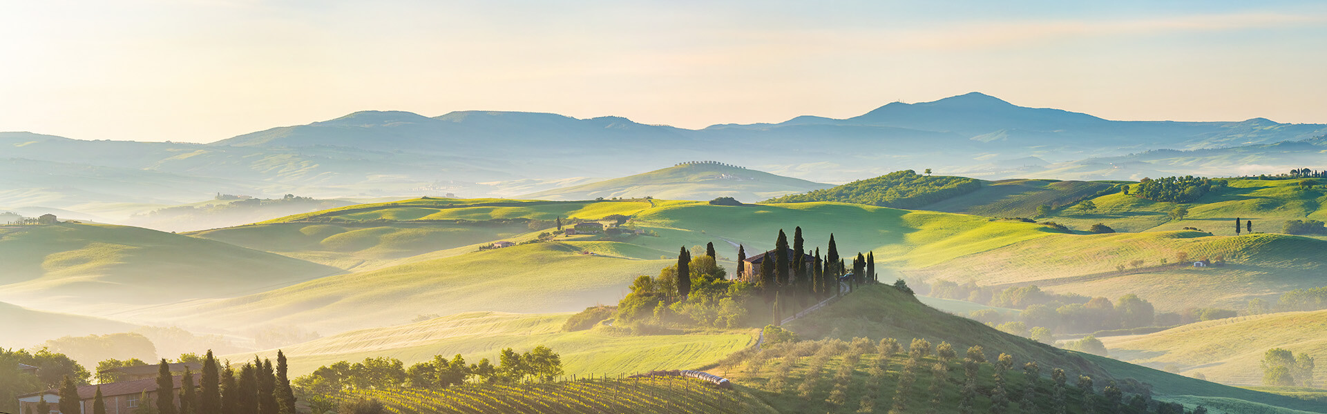 Aussicht über Toskana