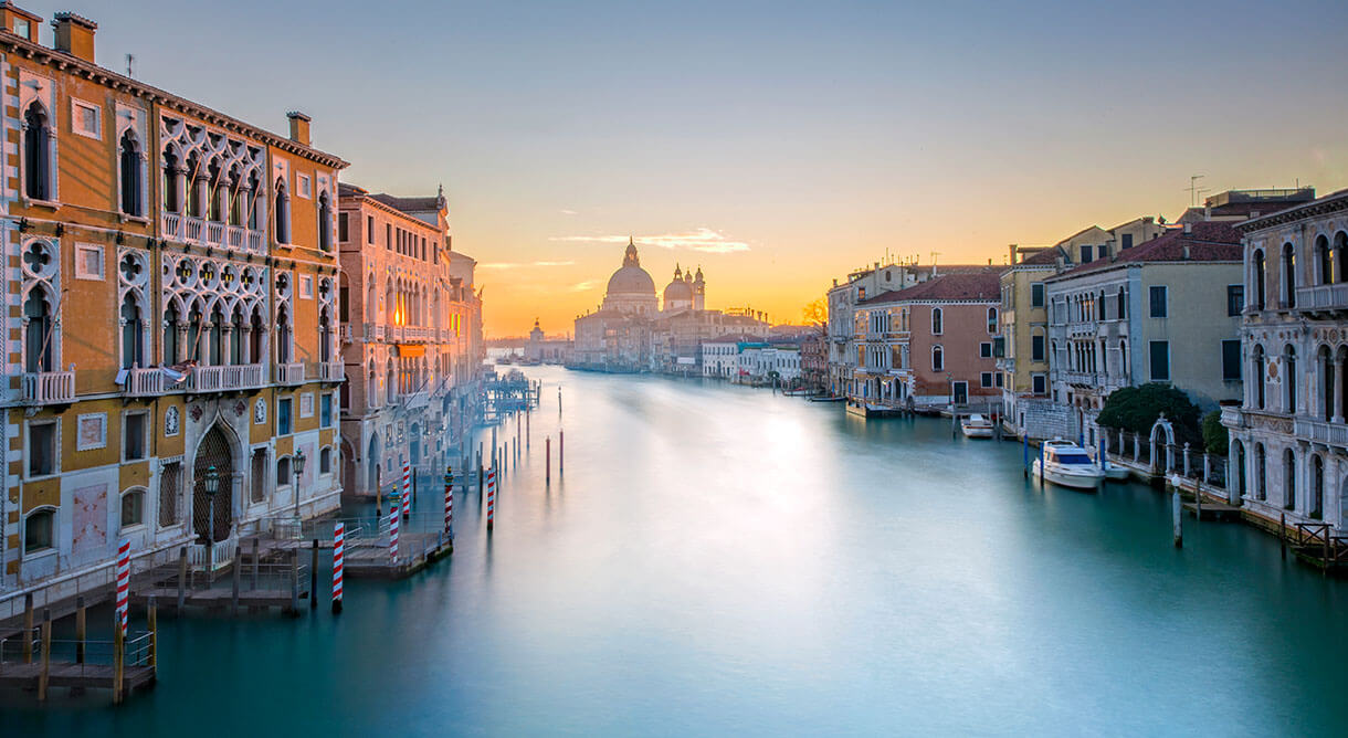 Sonnenuntergang in Venedig