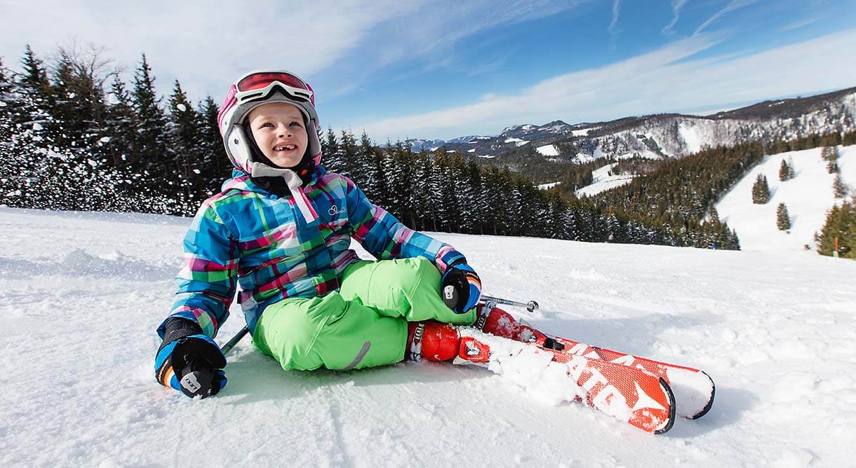 Skifahrer am Annaberg
