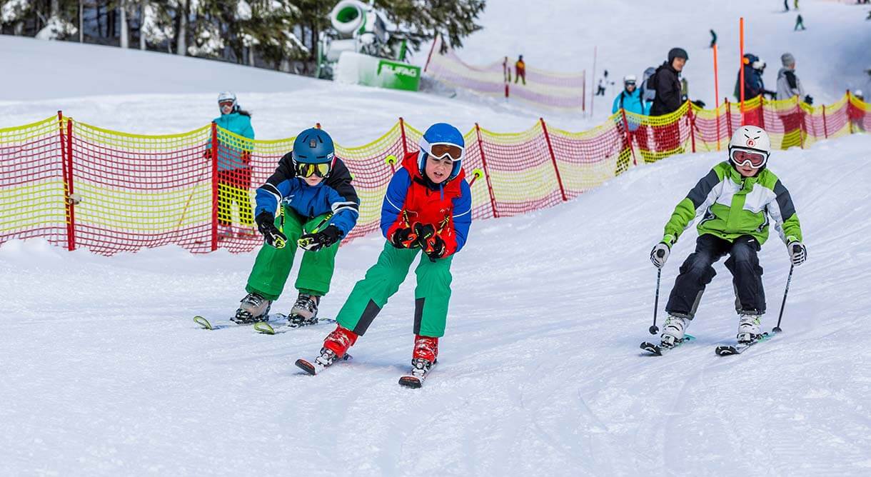 Skifahrer am Annaberg