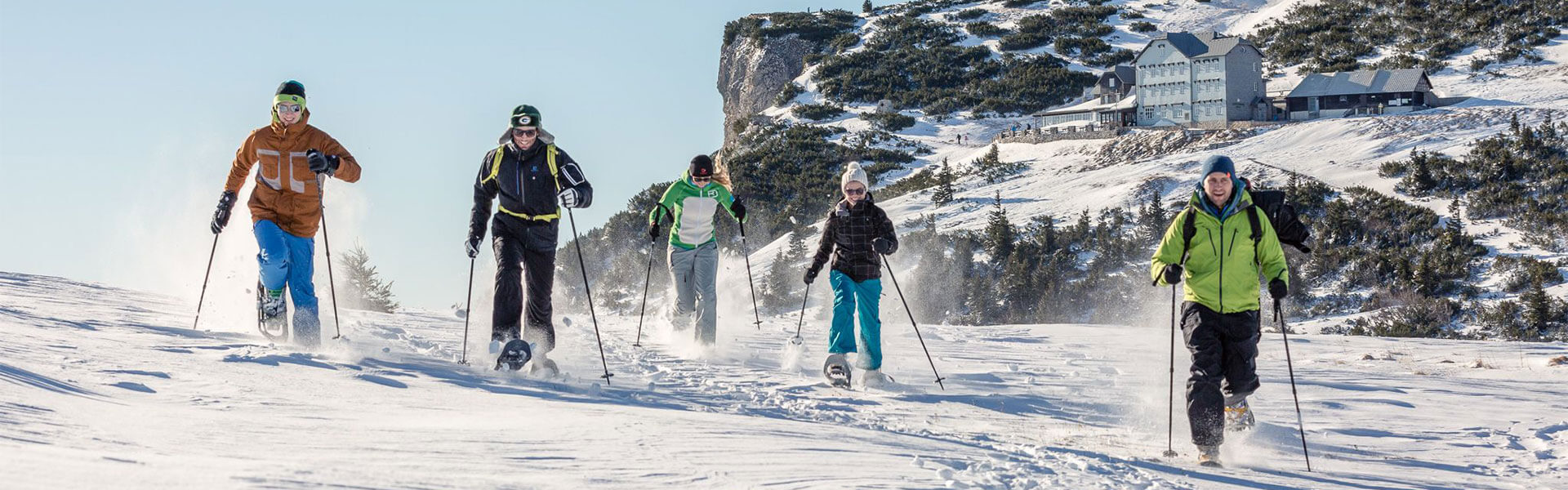 Schneeschuh-Wandern & Rodeln auf der Raxalpe