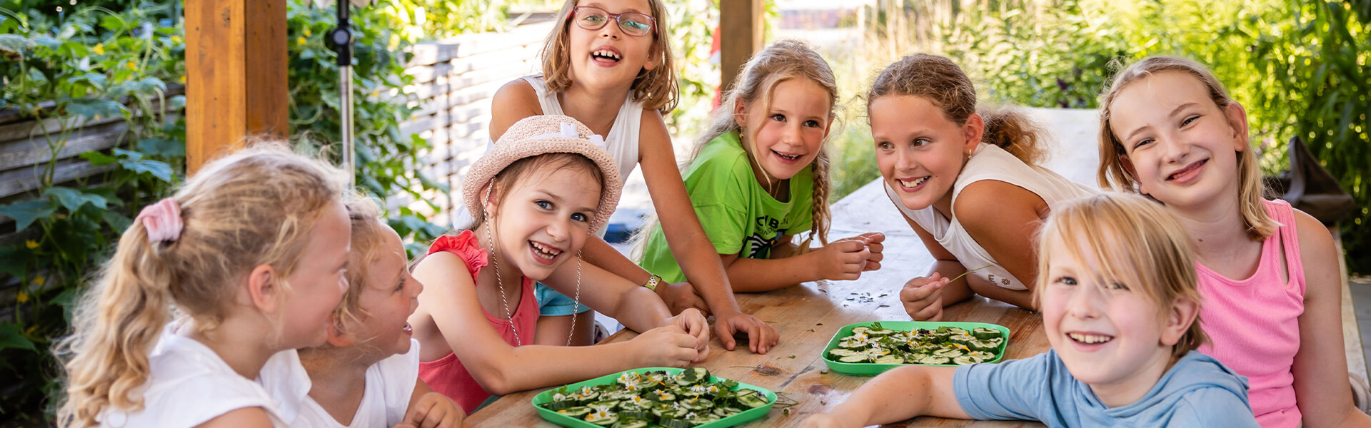 Kinder bei Garten Tulln Erlebnistour
