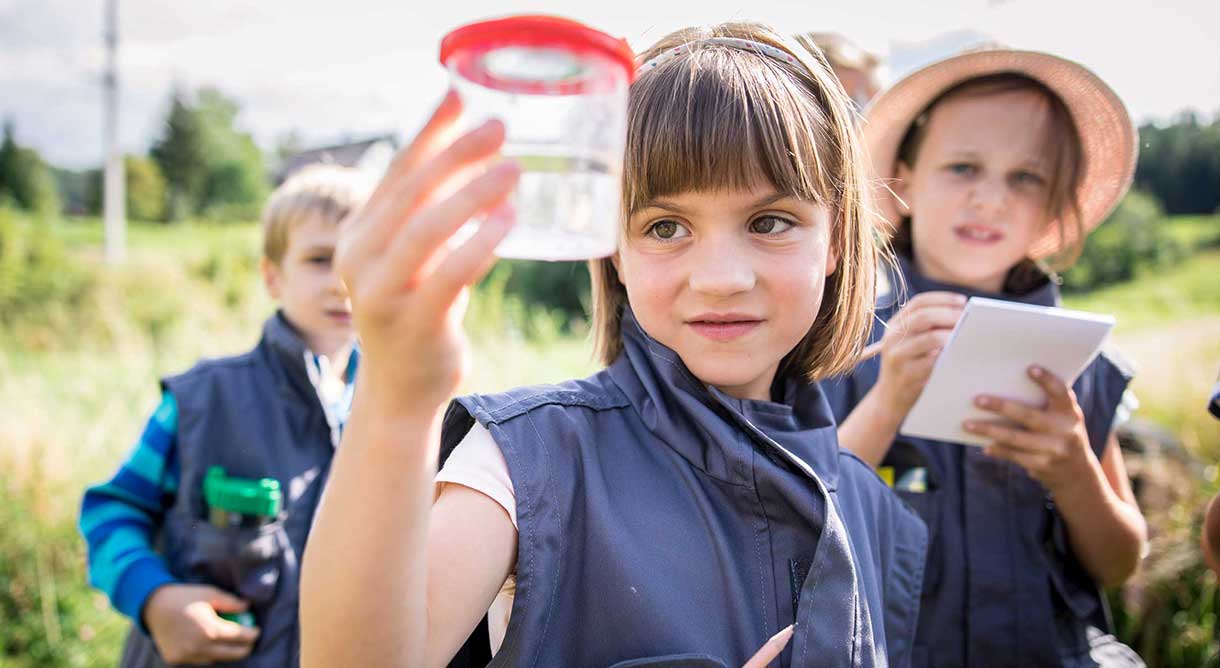 Experimente im Naturpark Ötscherbasis