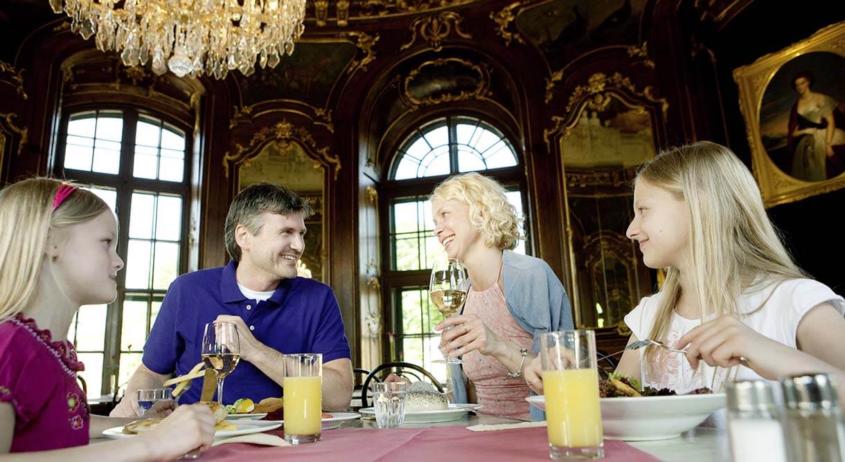 Essen in der Gloriette