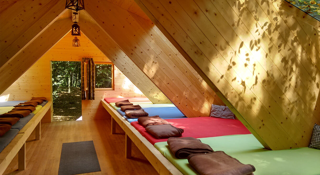 Betten im Waldfreizeitpark Kreuzstetten