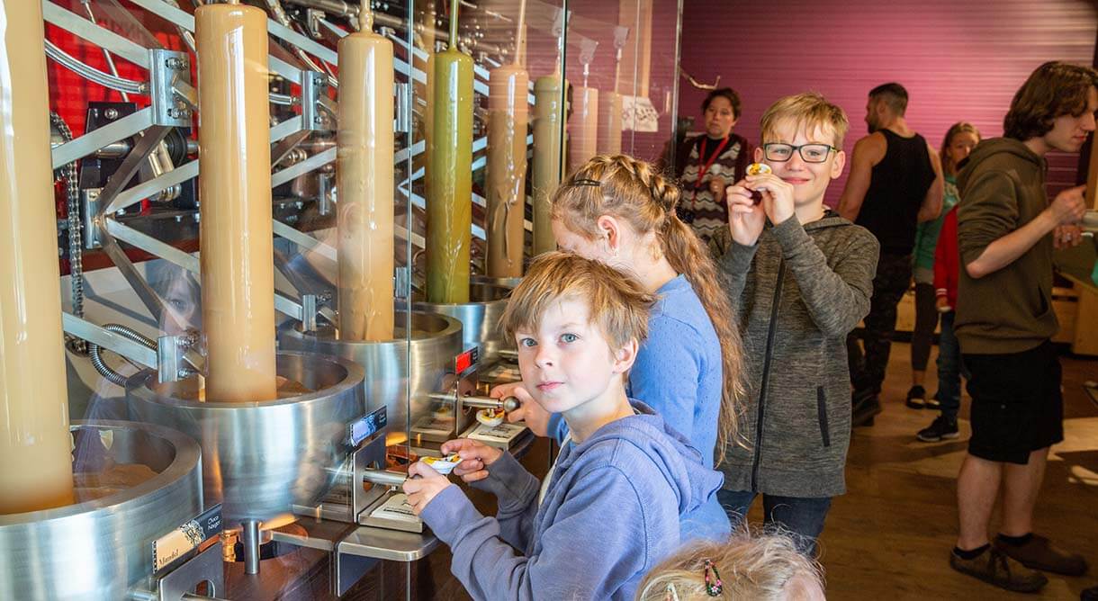 Kinder in der Zotter Erlebniswelt