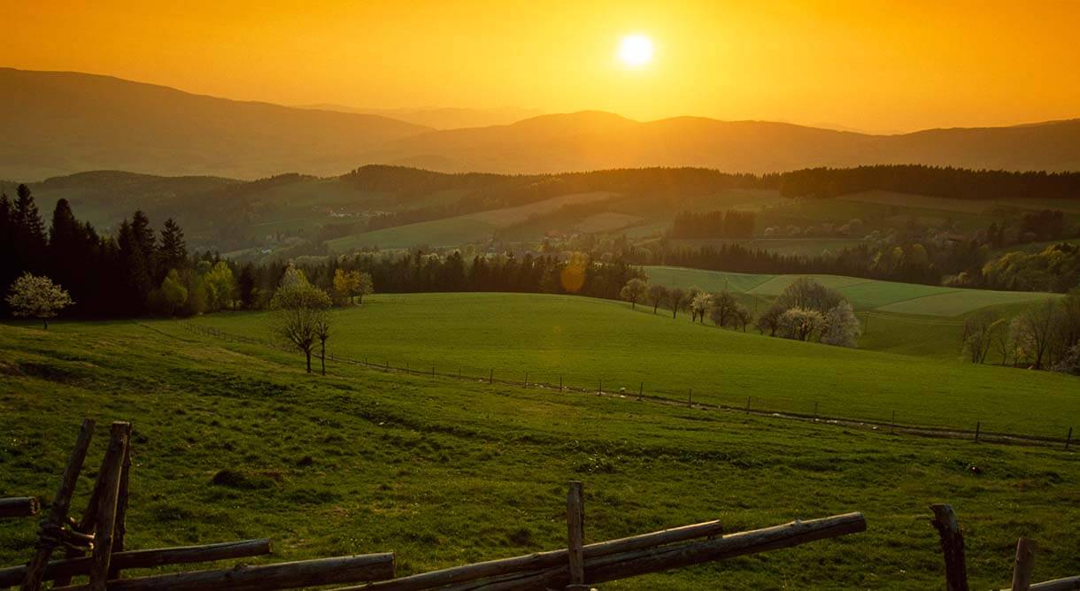 Kräftereich Sonnenuntergang